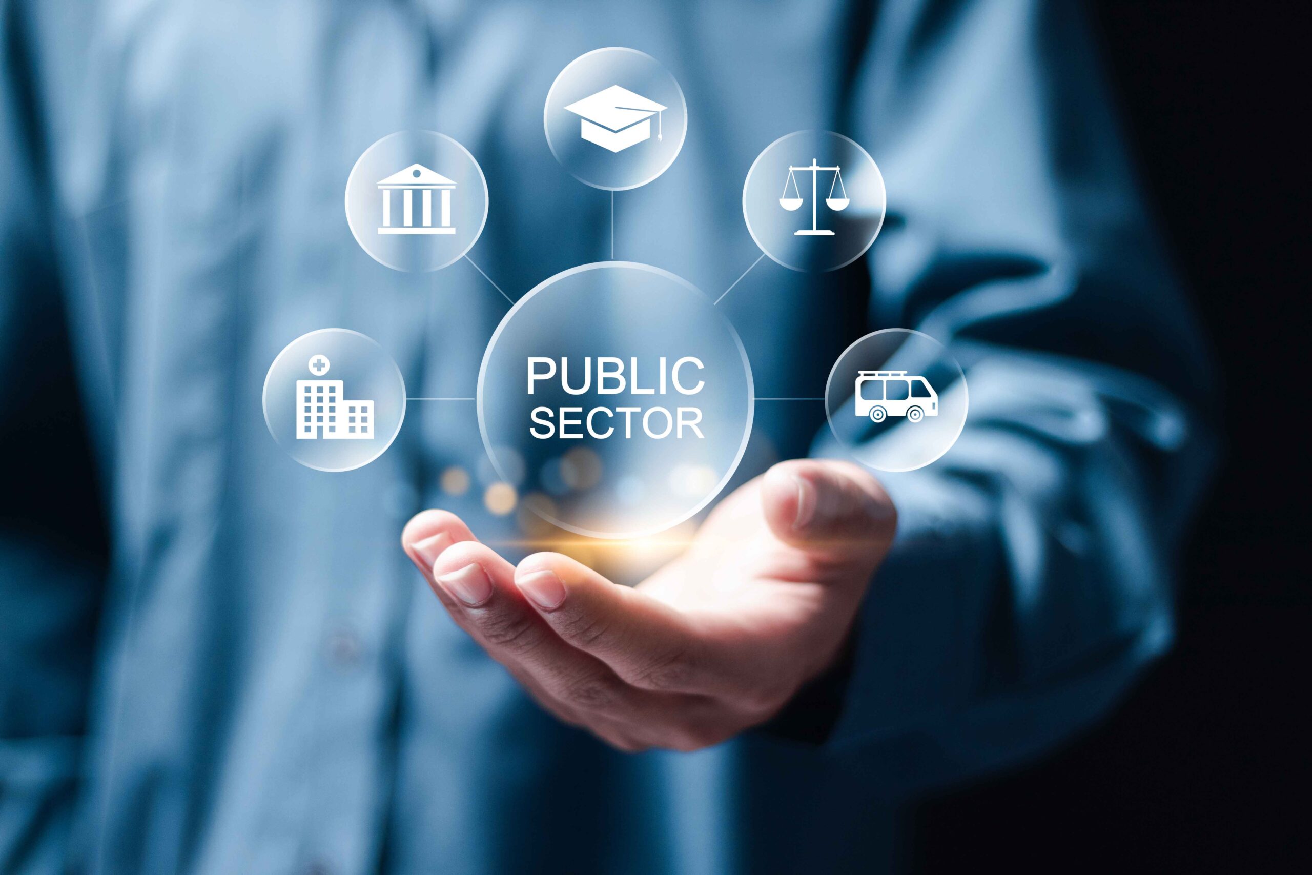 Public-sector modernisation — secure cloud and AI enabling citizen services, ERP replacement, and smart-city operations.